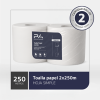 Papeles Austral - Toalla Papel P.A. 2X250Mts