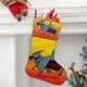 thumbnail image 2 of Película Fixed Tema: Calcetines de Navidad, fino lino blanco para colgar en escaleras y chimenea, decoración navideña para el hogar, regalo de Navidad.54cm×38cm, 2 of 5