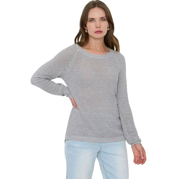 Tejido Mujer Cinta Gris Melange Corona