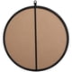 thumbnail image 4 of Espejo de Pared Redondo Rowan Elegante Decor 53 cm Marco Negro, 4 of 7