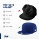 thumbnail image 5 of Funda de viaje con tapas para equipaje, gorras de béisbol, 6 sombreros, 5 of 9