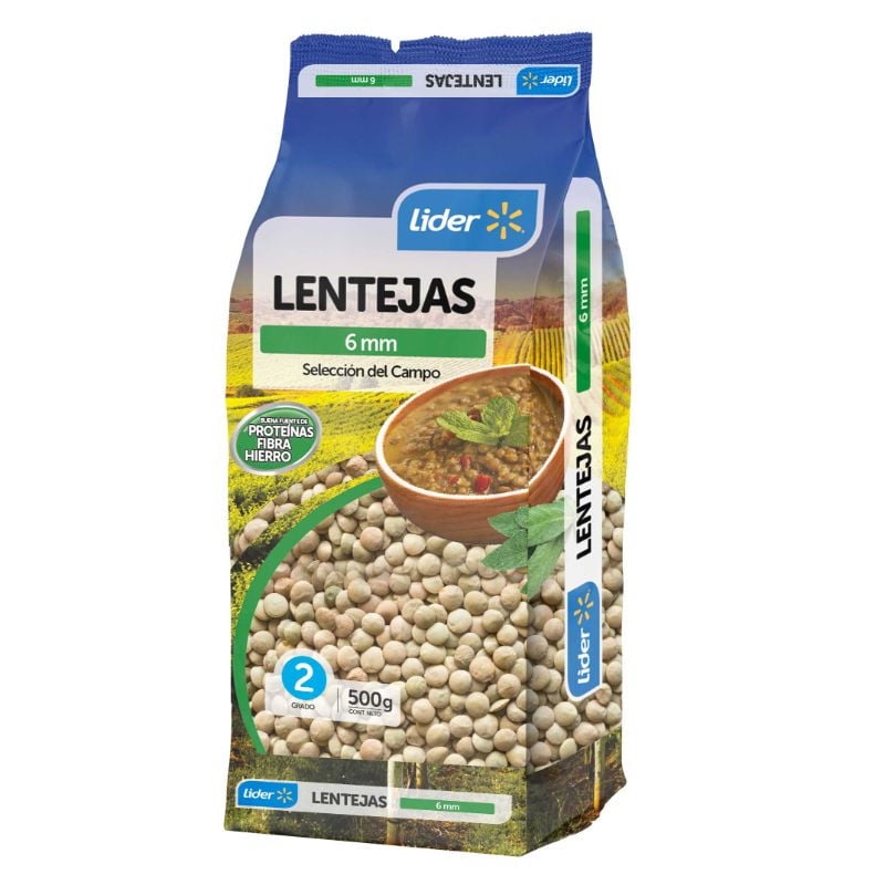 Lentejas 6mm Bolsa 500 g Lider