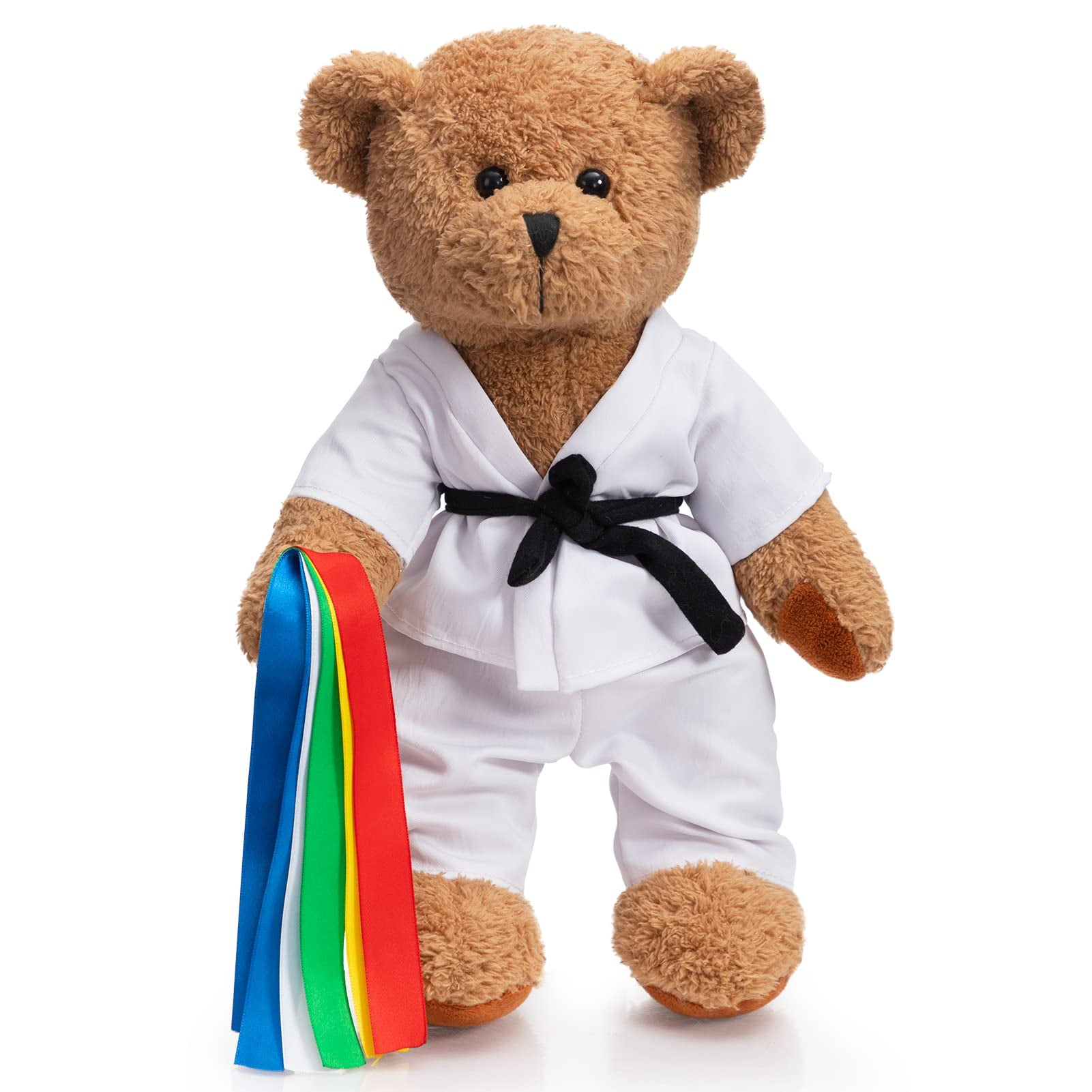 Peluche Con Forma De Oso De Karate Hollyhome, 40 Cm, Regalo Para Niños