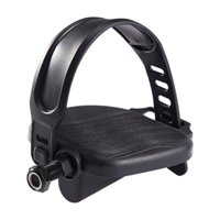 Magideal - 1 Par De Pedales De Bicicleta Estática Con Correas, Piezas De Ciclismo De Interior, Antideslizantes, 9/16 '' O 1/2 '', Pedales De Bicicleta De Engrana , Husillo Corto De Husillo Corto De 127 Mm