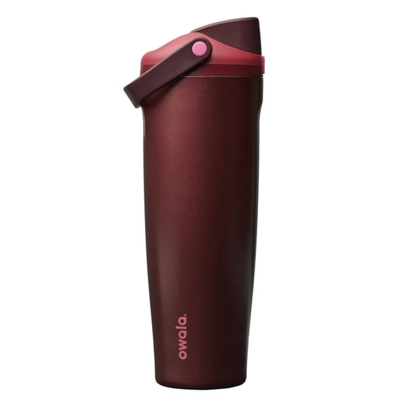 Botella de agua Owala FreeSip Sway con aislamiento 1.2 L Black Cherry