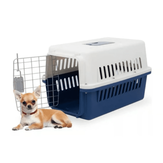 Genérico - Jaula Transportadora Kennel Mascotas Gato Perro Color Azul