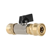 Magideal - Válvula De Bola De Lavadora De Alta Presión 1/4 Reemplazo De Tubería De Alto Rendimiento Conectación Rápida Para Lavado De Automóviles, Limpieza De La M22