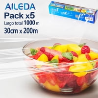Film Plástico Aileda Para Conservar Alimentos 200 M * 30Cm En Total 5 Cajas