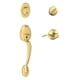 thumbnail image 1 of Juego de manillas de puerta Schlage F60Vply/Acc505 Brass Bright, 1 of 3