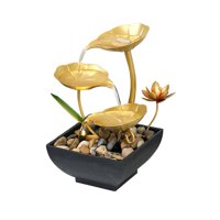 Magideal - Fuente De Agua De Mesa, Fuente De Cascada De Escritorio Pequeña, Bomba Automática Dinámica, Cascada De Mesa Para Decoración Del Hogar, Oficina Y