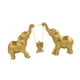 thumbnail image 3 of Estatua de , decoración de mesa, artesanía, obra de arte, regalo, colección creativa, escultura de animal, figura de resina para sala de estar Estilo B Dorado, 3 of 5