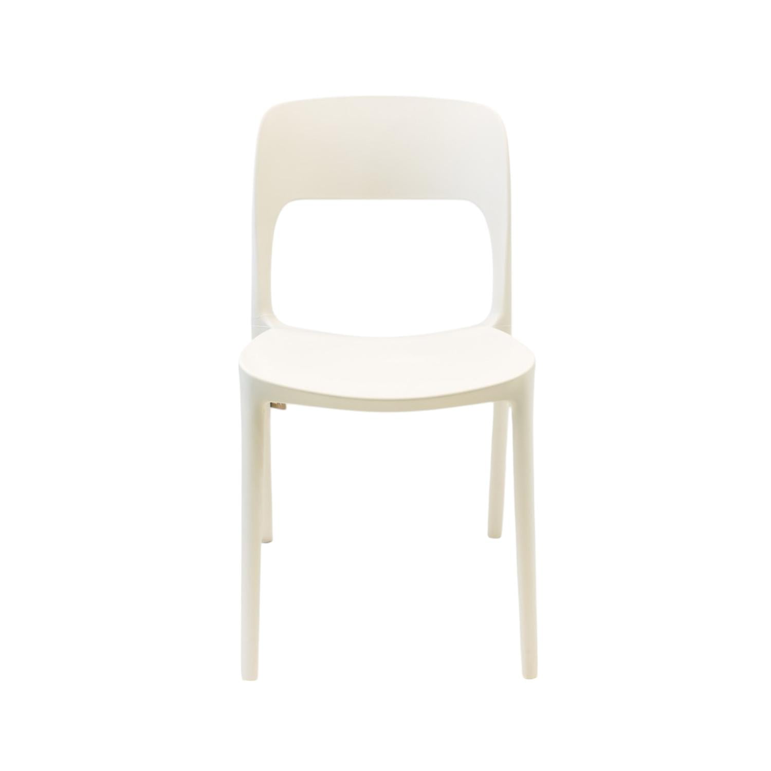 Silla Plástico Apilable Deco Nuremberg Blanca Escandinavia Blanco Tamaño Único