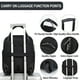 thumbnail image 3 of Bolsa de mano con ruedas EMPSIGN para debajo del asiento, 16 pulgadas, ligera, negra, 3 of 3