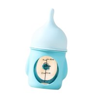 Magideal - Botella De Alimentación De Mascotas 80Ml Botella De Alimentador De Enfermería Reutilizable Portátil Para Gatitos Pejabla De Recién Nacido Animales Peq Azul