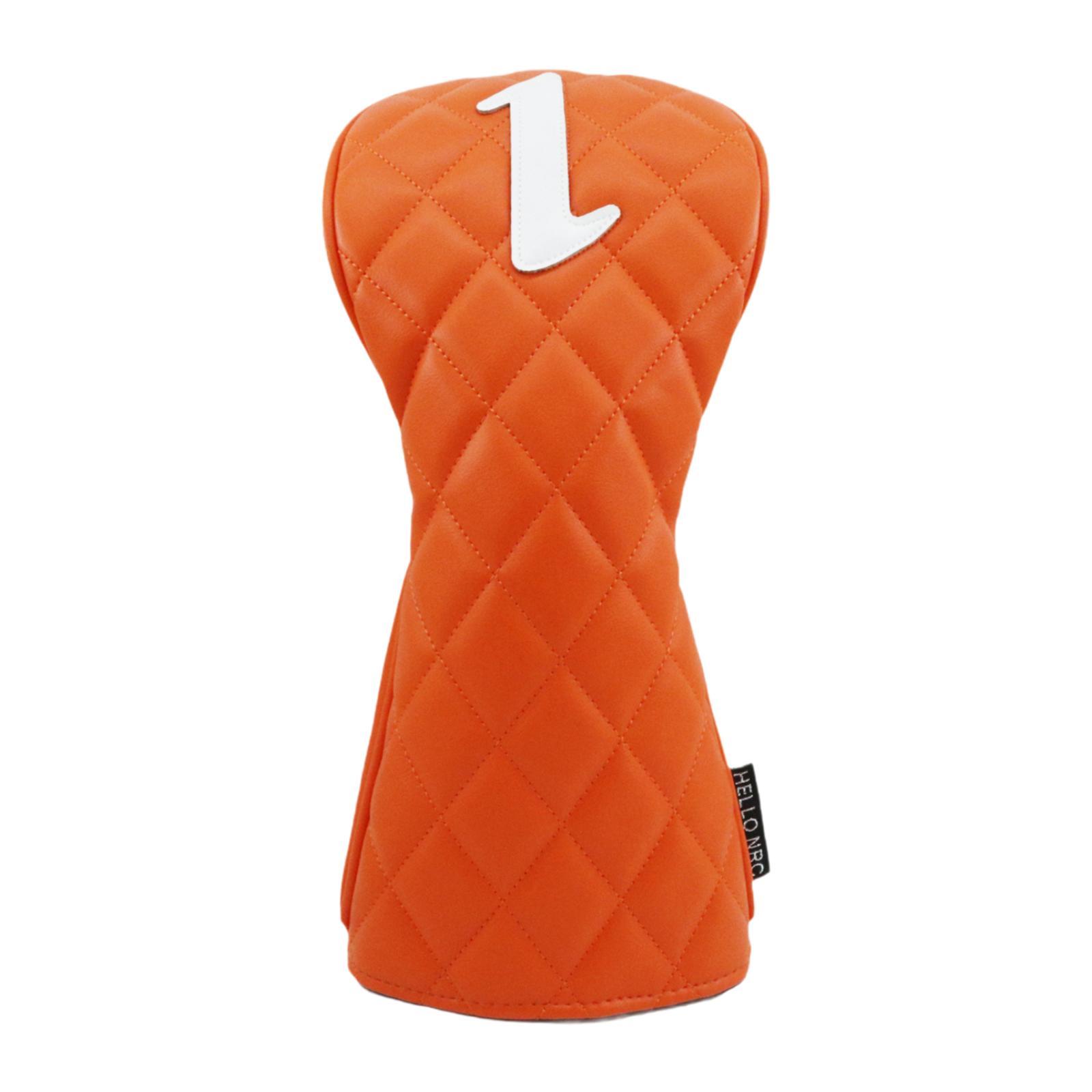 Ioensy - Cubierta De Cabezal De Madera De Golf De Golf De Madera De Madera De Golf De Madera 1 Naranja