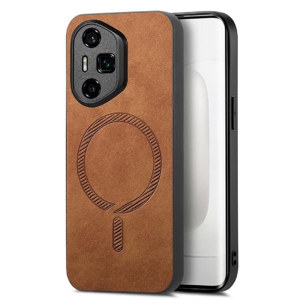 Magnetic Slim Case for Honor 300 Ultra with Camera Guard & Anti-Scratch Back Brown