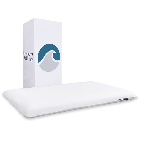 Almohada Bluewave Bedding extradelgada de gel viscoelástica