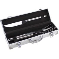 Importclick - Set Maletín Deluxe Metálico Asado 3 Herramientas