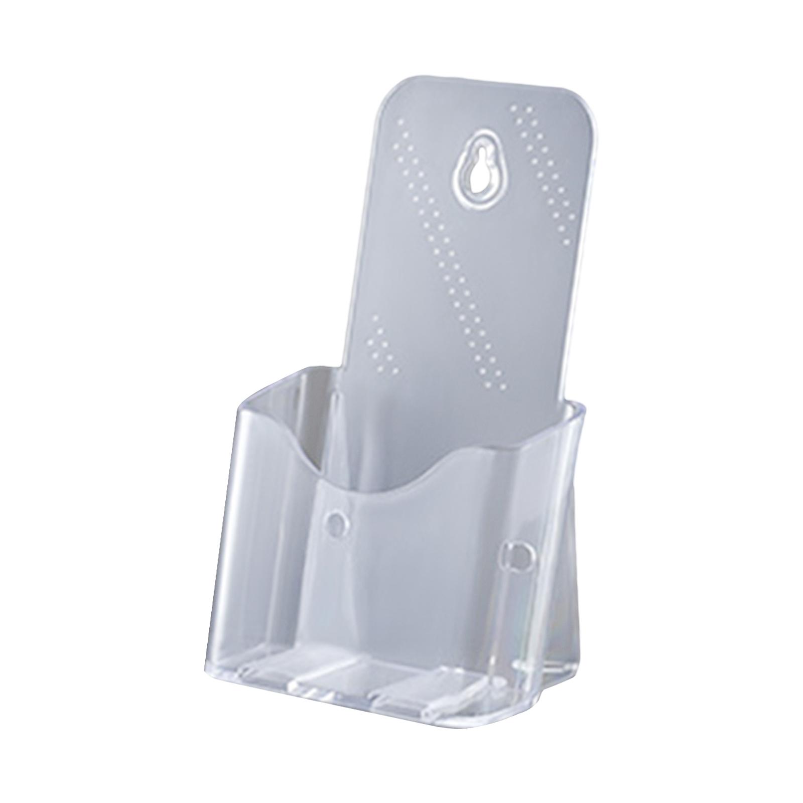 Ioensy - Portafolletos De Acrílico Transparente, Soporte Para Folletos, Estante Para Documentos, Menús, Folletos, Tamaño A6, 1 Nivel