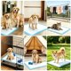 thumbnail image 5 of Alfombrilla para cachorros JUNYUHU 91 cm x 91 cm – Pack de 40 unidades absorbentes, 5 of 9