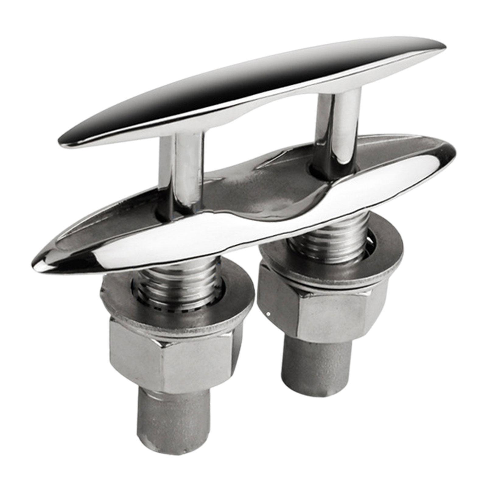 Magideal - Cornamusa De Muelle De Acero Inoxidable, Cornamusa De Cuerda Para Barco, Fácil De Instalar, Montaje Empotrado, Reemplaza Accesorios De Cubierta Para K 6 Pulgadas