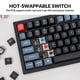 thumbnail image 2 of Teclado mecánico TKL con cable Keychron V3, intercambiable en caliente, Red, 2 of 8