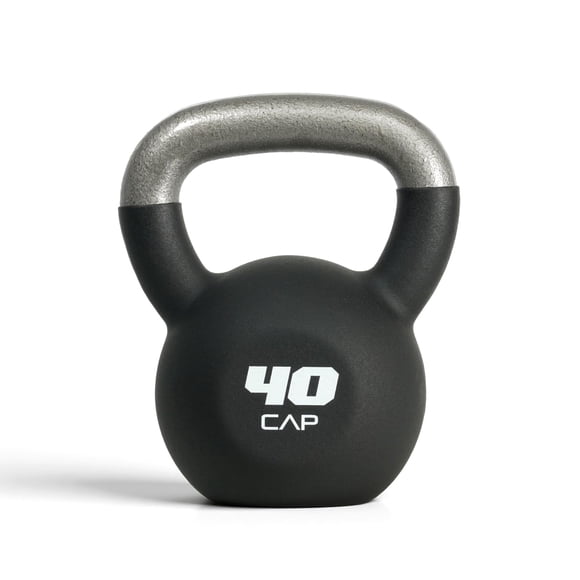 Kettlebell CAP Barbell de Hierro Fundido con Recubrimiento de Neopreno 18.14 kg