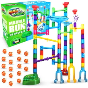Juego De Carreras De Canicas Marble Genius Explorer De 85 Piezas Con Aplicación