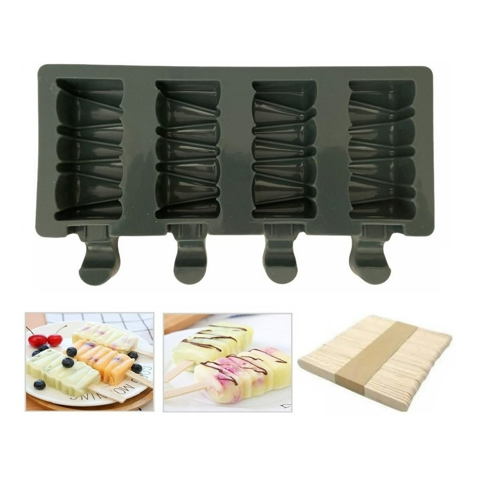 Genérico - Moldes De Silicona Para Helados Molde Paletas Helado Paleta