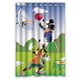 thumbnail image 1 of Cortina de ducha con diseño de dibujos animados de Mickey Mouse y el Pato Donald, juego de cortina de baño con ganchos, tamaño 48 x 72 pulgadas, 1 of 3