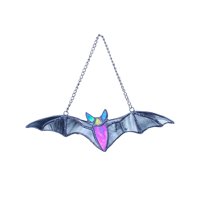 Bothyi - Decoración Colgante Colgante De Acrílico De Murciélago De Halloween Colorida Para Interior Y Exterior