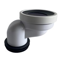 Magideal - Adaptador De Extensión De Conector De Brida De Inodoro Con Descarga Completa, De Pvc De 4 Pulgadas, Para Plomería, Drenaje, Bañera, Reparación De Dese Desplazamiento 10 Cm