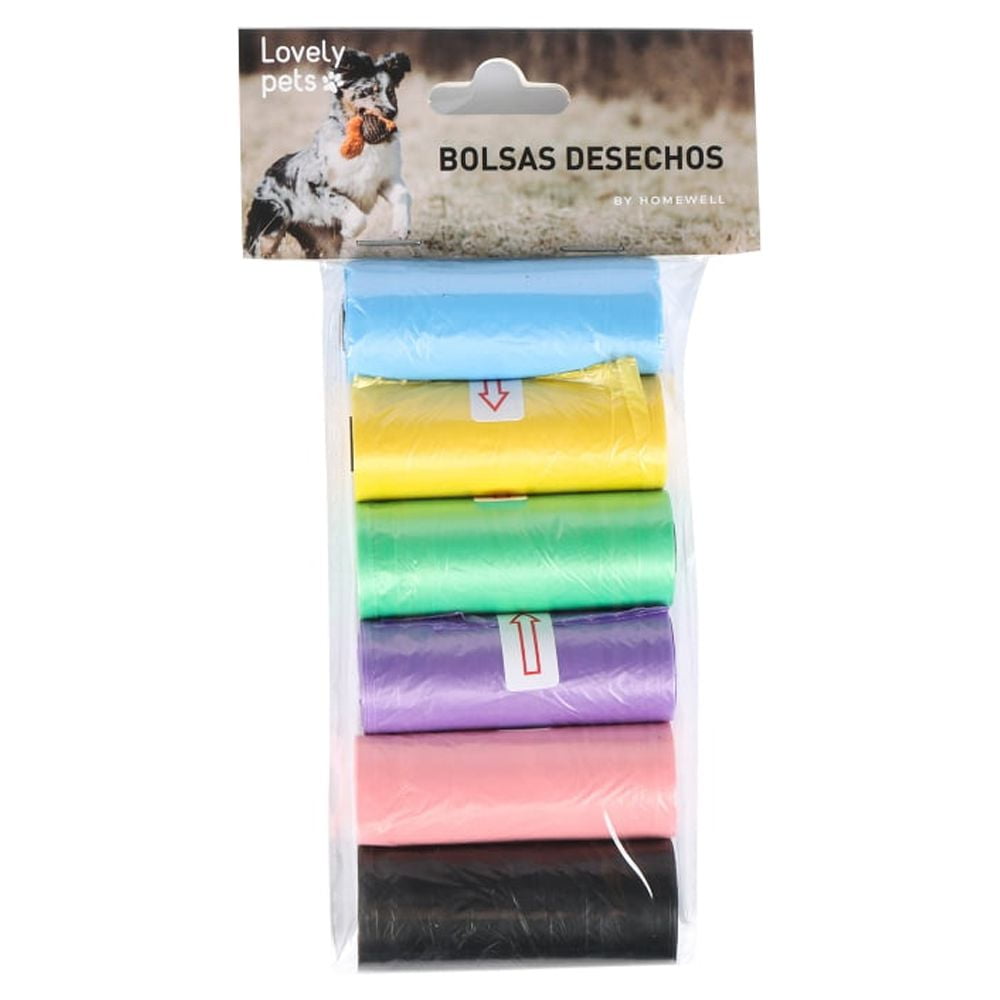 Homewell - Bolsas Para Desechos De Perro (6u)