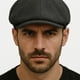 thumbnail image 1 of Boina Hombre Estilo Peaky Blinders Vintage Urbana Elegante Negro Estandar Lisa, 1 of 2