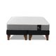 thumbnail image 5 of Cama Europea Zen Best 2 Plazas Colchon Resortes Base Dividida Tela Negro, 5 of 6
