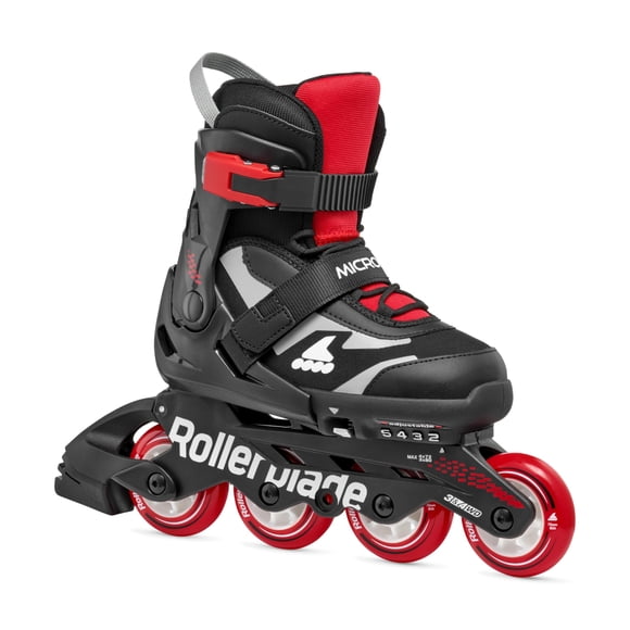 Patines en línea ajustables Rollerblade Microblade para niños, 72 mm