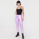 thumbnail image 4 of Pantalón Mujer Straight Metalizado Lila Corona, 4 of 5