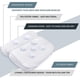 thumbnail image 3 of Almohada de baño AmazeFan Bathtub Spa con tecnología 4D Air Mesh y ventosas, 3 of 6