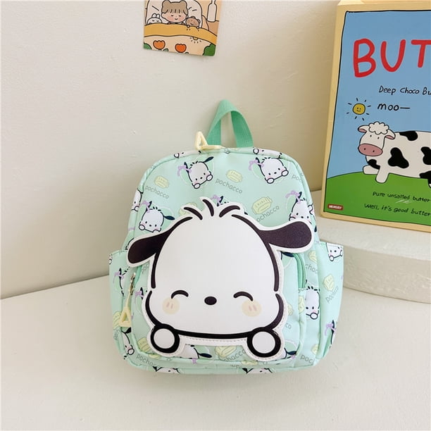 Sanrio Hello Kitty Kuromi Cinnamoroll Kawaii Backpacks Cute Cartoon My Melody Pochacco Pompom Purin Storage School Bag Sac A Dos