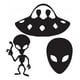 thumbnail image 1 of Decomural Alien Ufo Spaceship Set WS-33164, 1 of 2