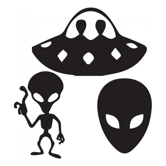 Decomural Alien Ufo Spaceship Set WS-33164