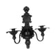 thumbnail image 2 of Candelabros de metal, candelabros colgantes artísticos para velas de palo, candelabros para fiestas, bodas, decoración del hogar, dormitorio de granja Estilo A, 2 of 5