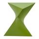 thumbnail image 1 of Mesa auxiliar de tocador LeisureMod Danbury, moderna, de plástico ABS verde, 1 of 9