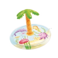 Piscina Infantil Inflable Intex Spray Palmera Con Rociador De Agua 173 X 104 Cm, 166L