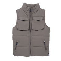 Pillin - Parka Niño Sin Mangas Con Bolsillos Delanteros Verde