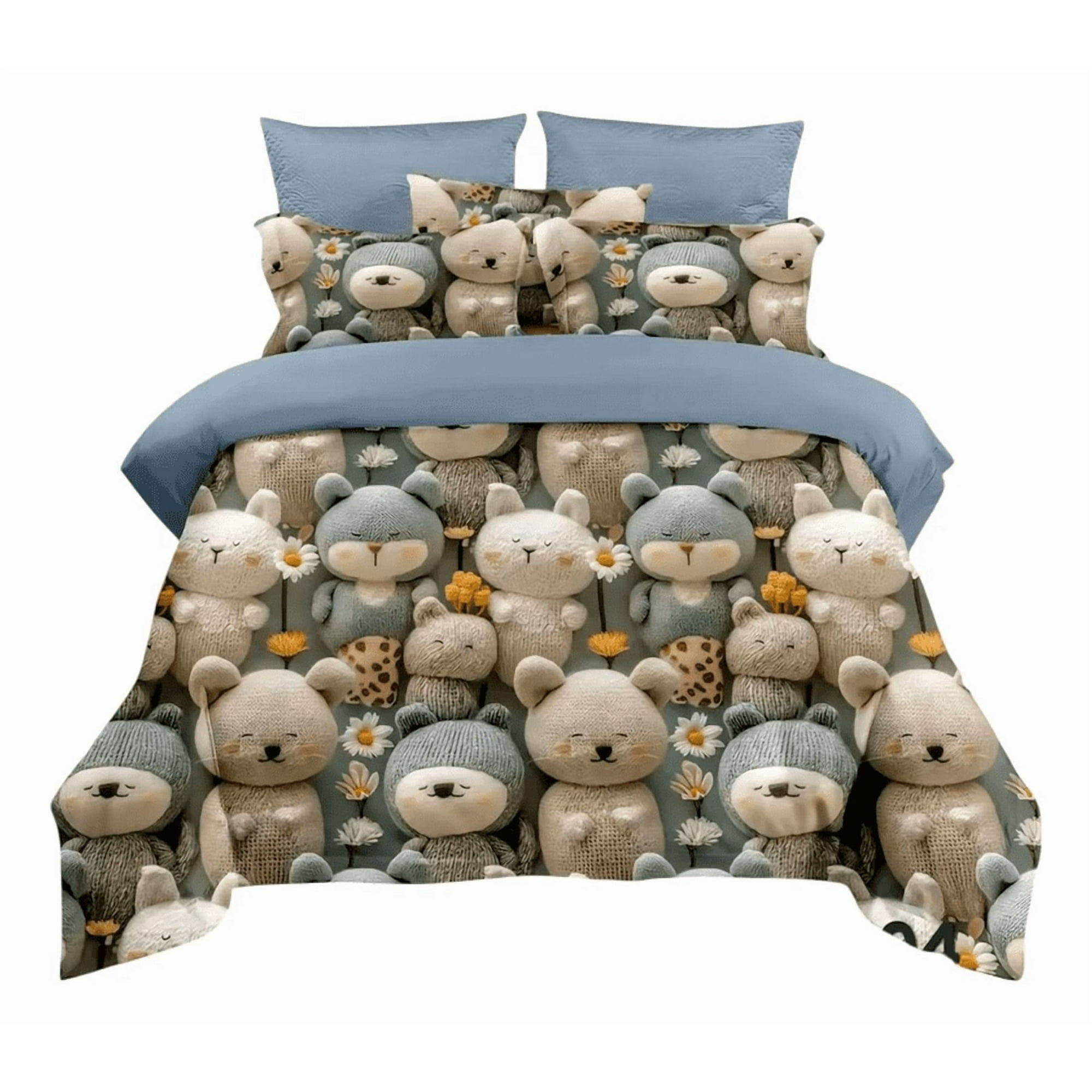 Genérico - Cubrecama Verano 1.5 Plaza Diseño 5 Liso