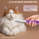 thumbnail image 5 of Peine desenredante para mascotas con dientes de acero inoxidable largos y cortos, 5 of 7