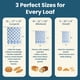 thumbnail image 3 of Bread Bags Buzzy Bags, paquete de 3 paquetes de cera de abejas reutilizables (XL, M, S), algodón, 3 of 8