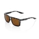 thumbnail image 1 of Gafas de sol 100% RENSHAW Matte Black Havana con lentes de bronce, 1 of 3