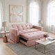 thumbnail image 1 of Sofa Cama Novus Tres Posiciones Palo Rosa Felpa, 1 of 3